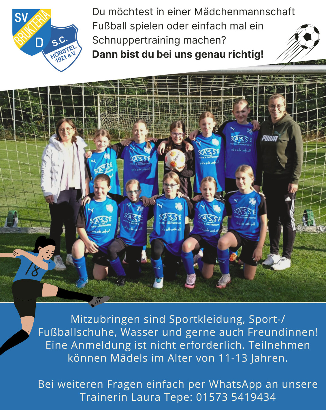 Mädchenfußball 11-13