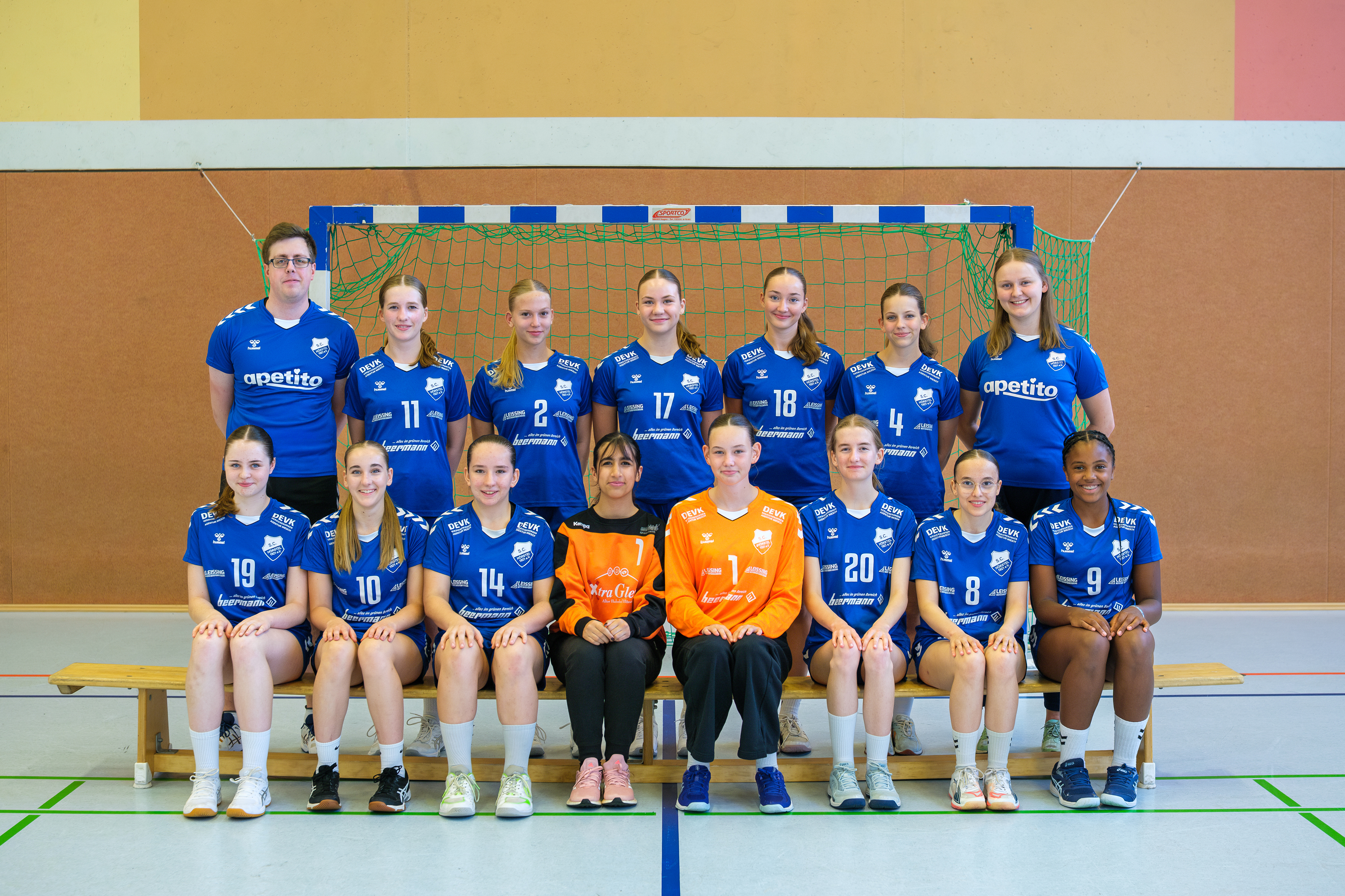 Teamfoto der weiblichen A-Jugend